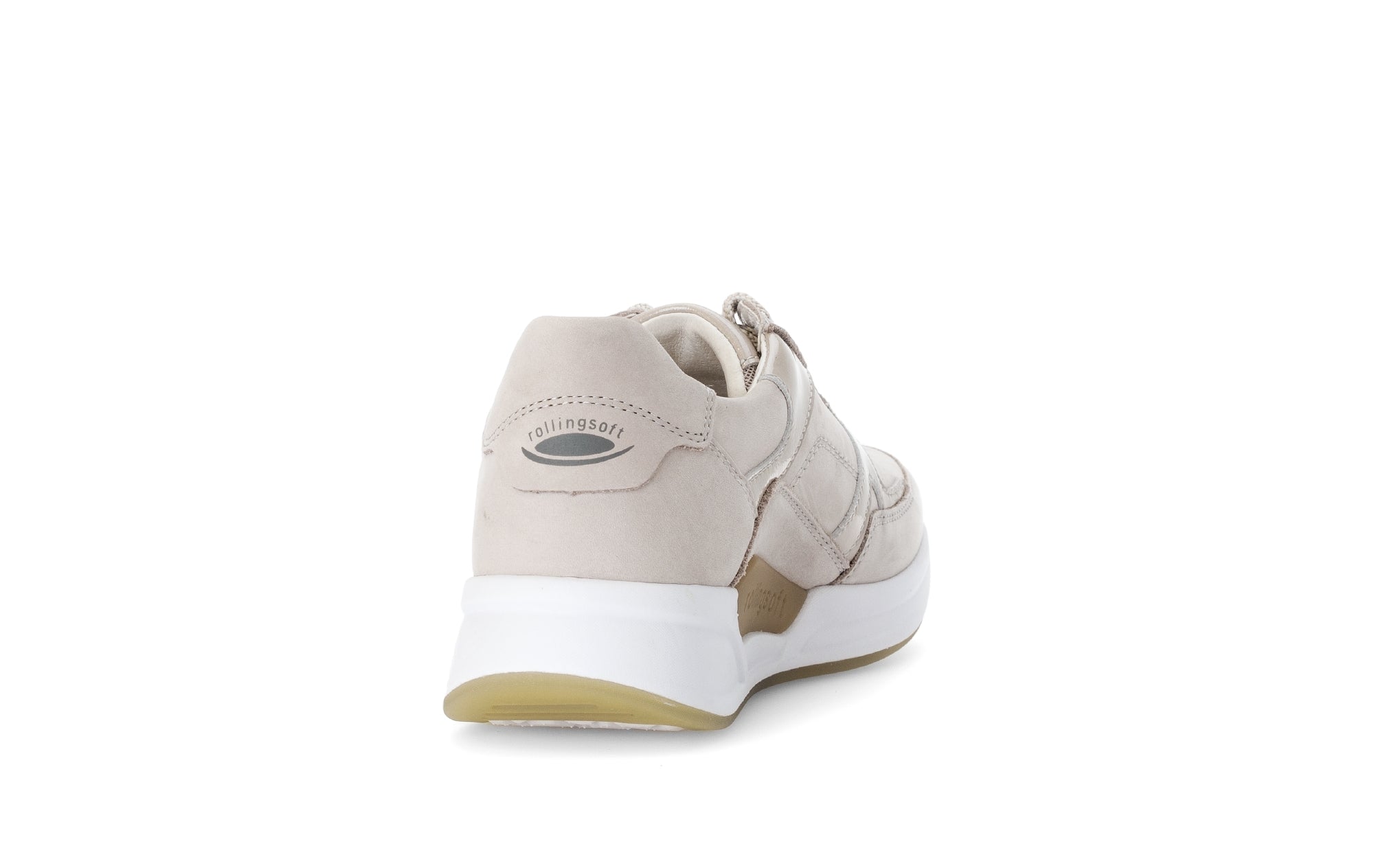 '66.958.31' zapatilla deportiva con cordones para mujer - beige