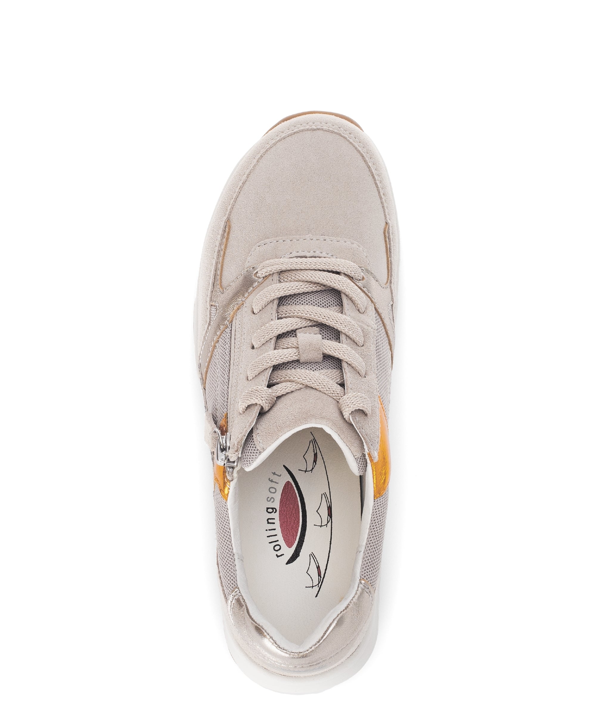 Sneaker da passeggio da donna '66.958.33' - beige