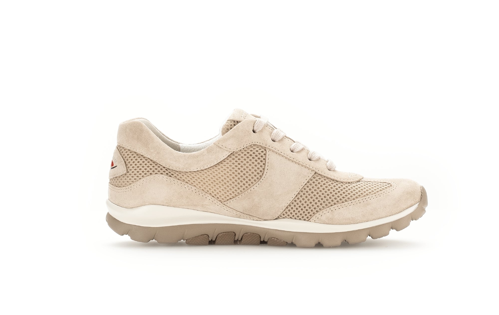 '66.966.23' sneaker de marche à roulettes perforées pour femme - beige