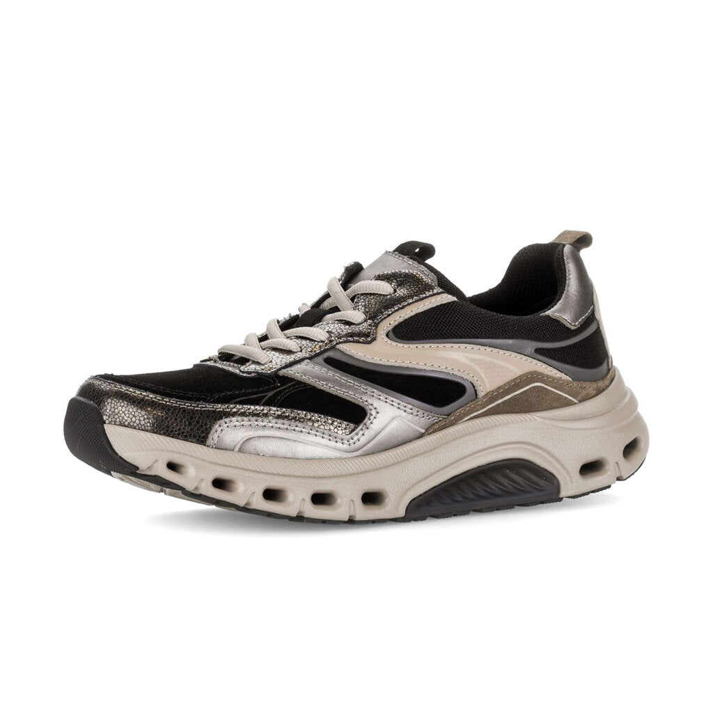 '0302.01.001' women's rollingsoft walking sneaker - black