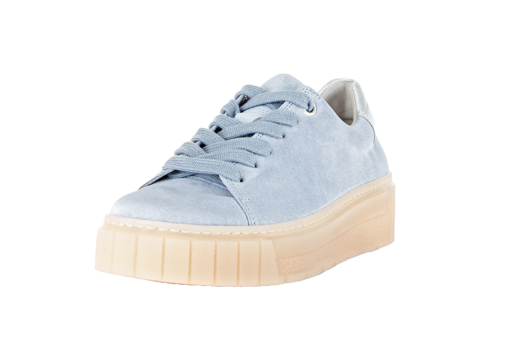 Damen-Schnürsneaker '86.410.46' mit weiter Passform (H) – Blau