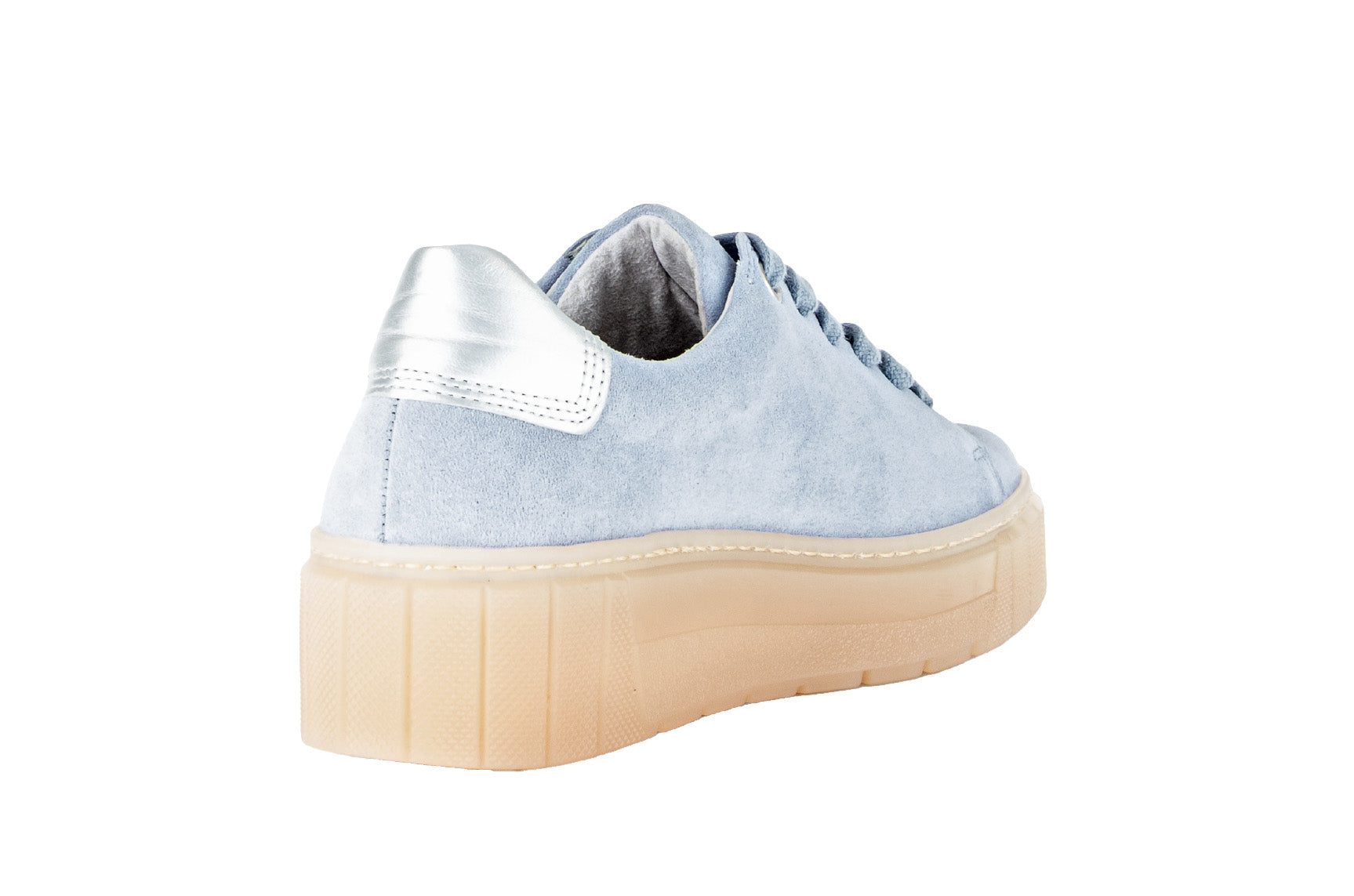 Damen-Schnürsneaker '86.410.46' mit weiter Passform (H) – Blau
