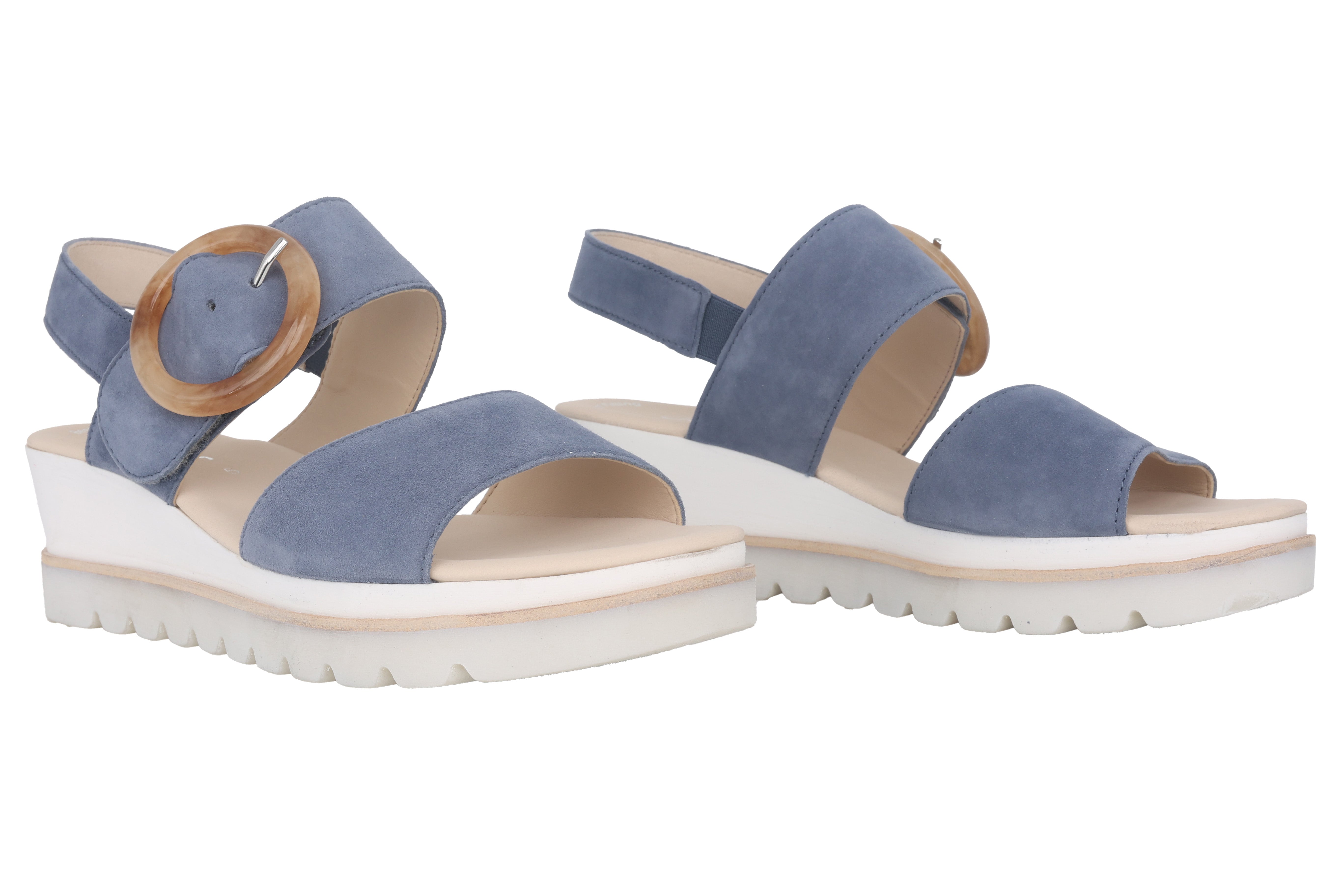 '44.645.18' women's wedge sandal - Blue