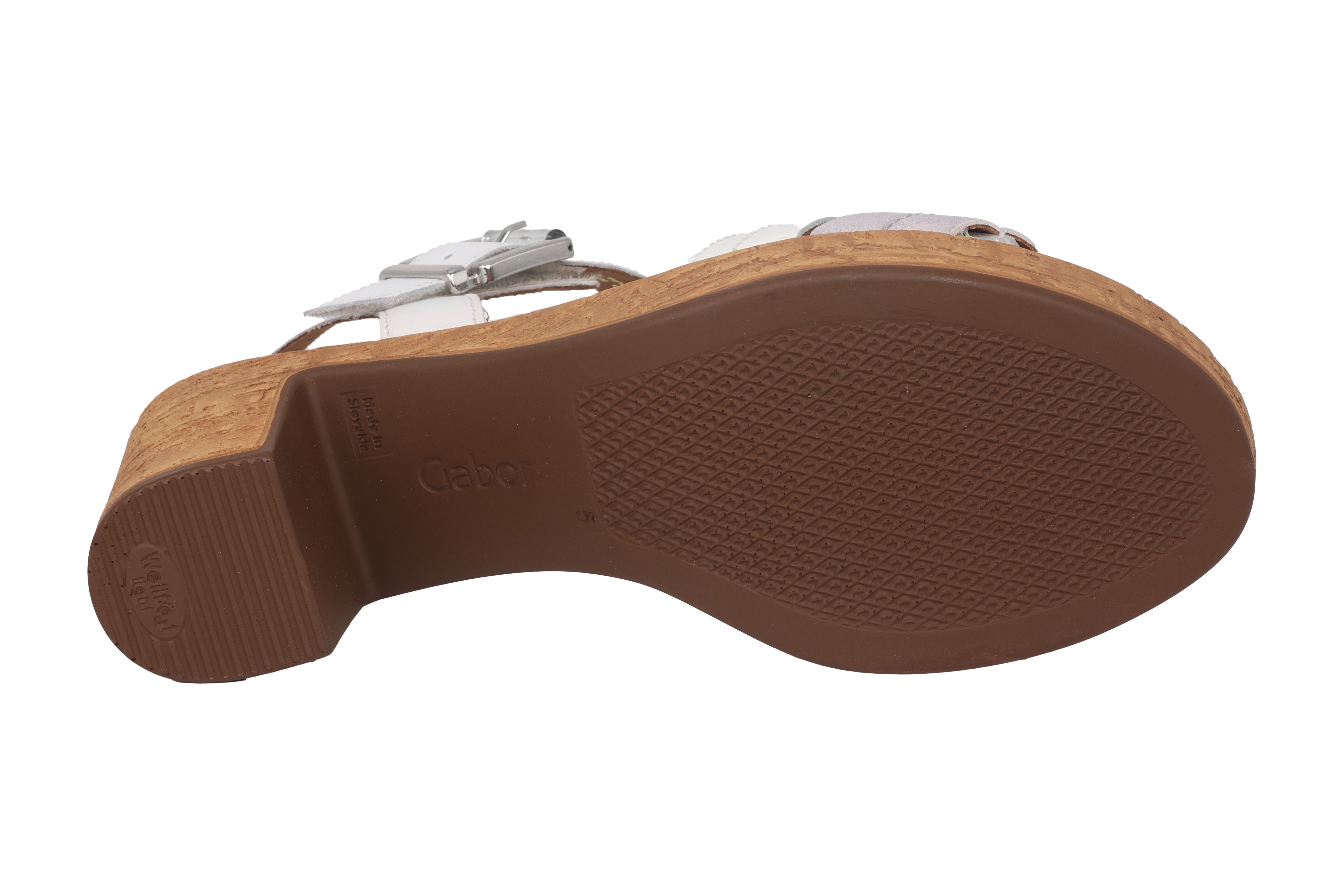 Sandalo da donna '24.763.21' - Mix bianco