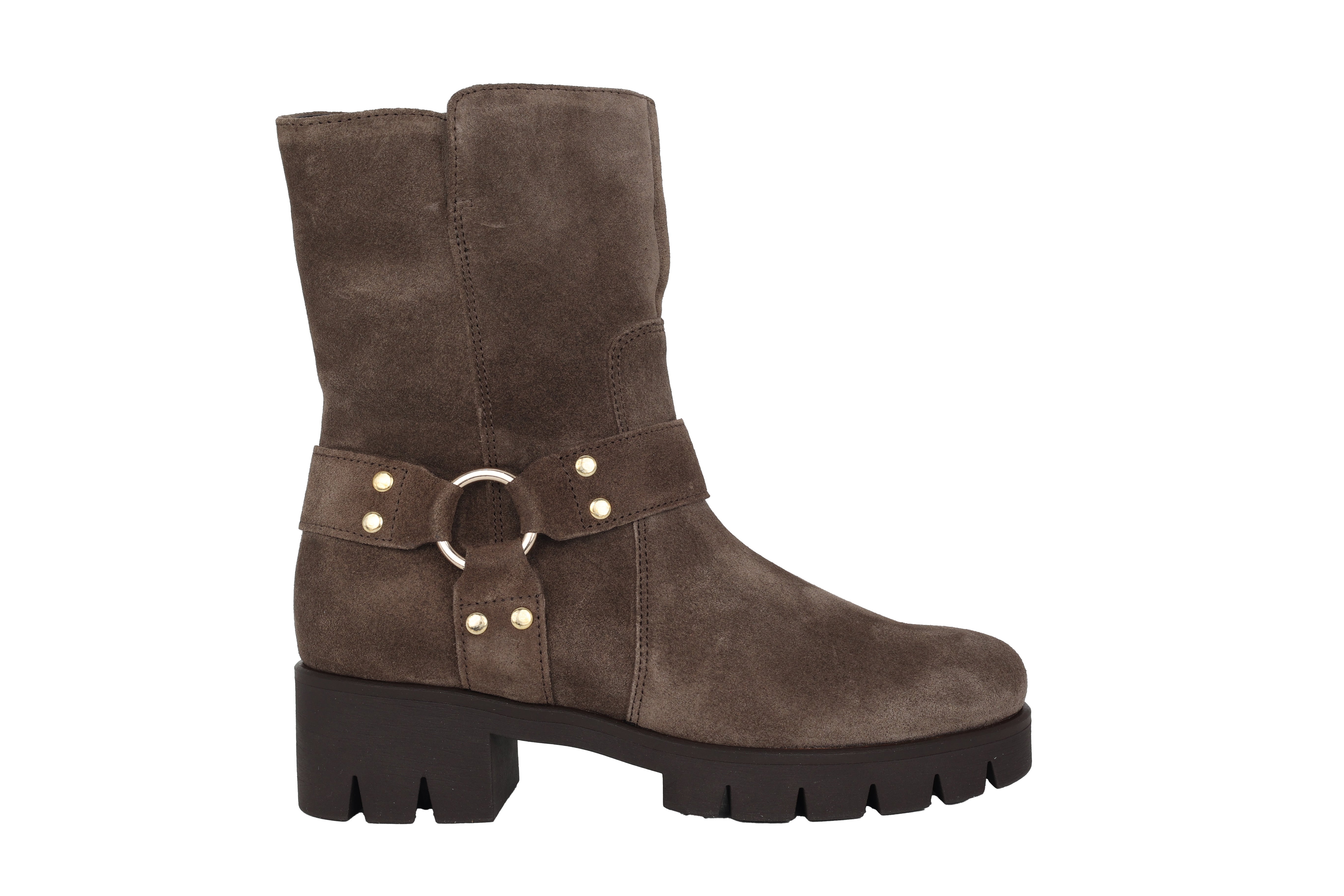 Mittelhoher Damenstiefel „51.713.10“ – Grau