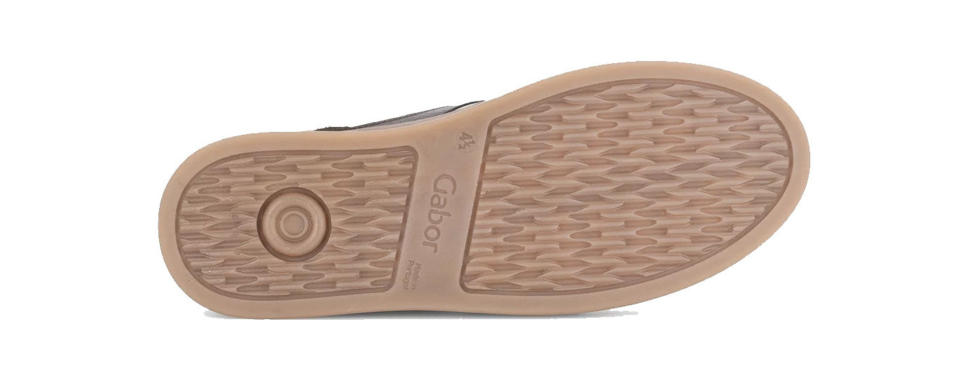 Chaussure à lacets pour femme '76.475.20' - Mélange blanc et marron