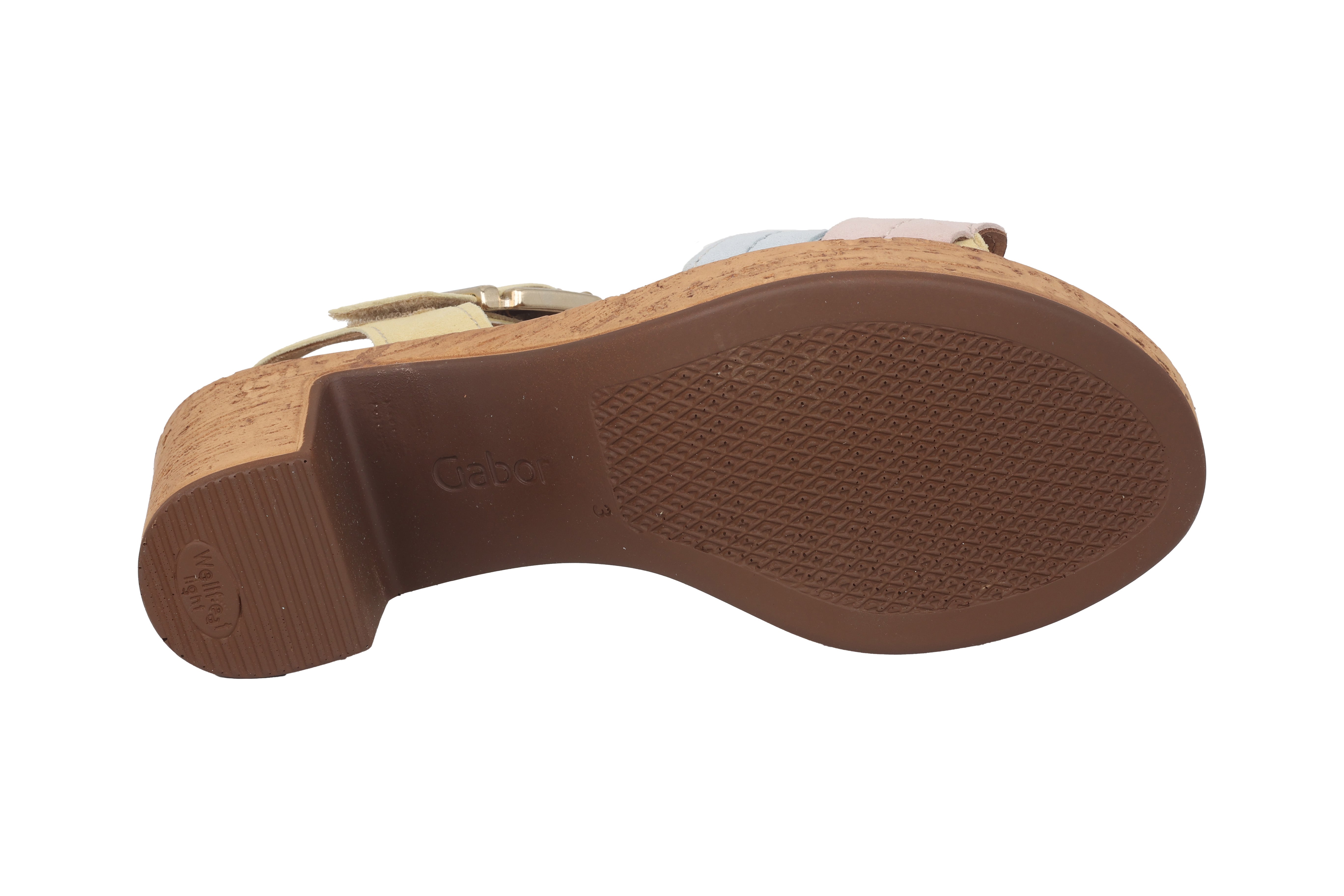 '24.763.10' women's sandal - Yellow mix