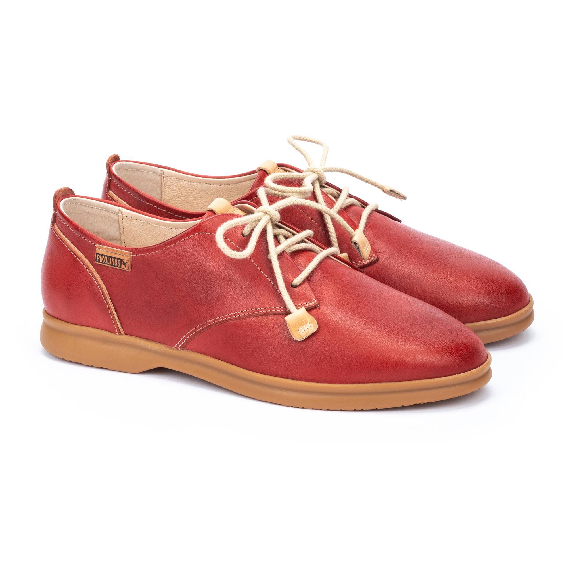 'Gandia' women's lace - up shoe - Red - Chaplinshoes'Gandia' women's lace - up shoe - RedPikolinos