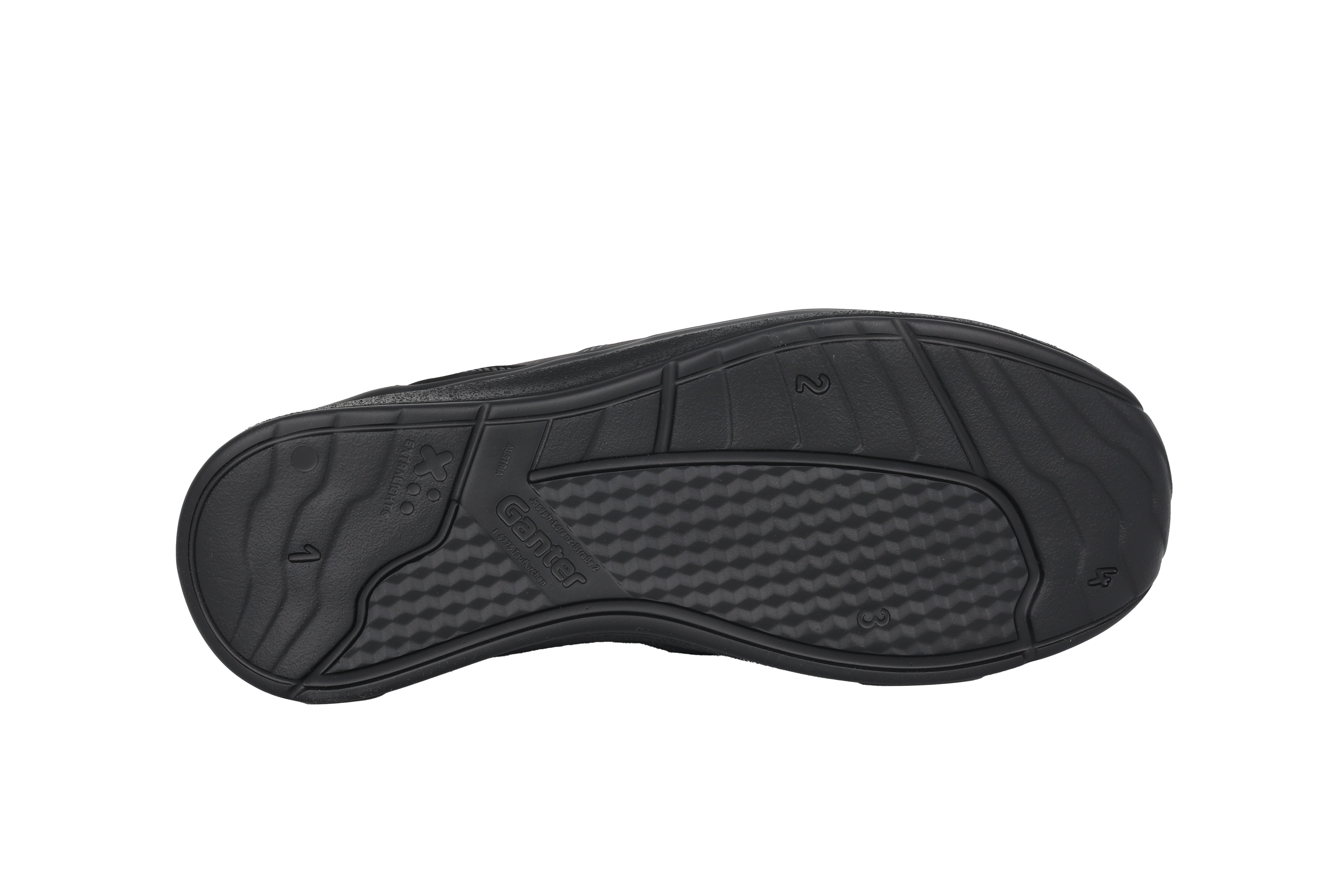 'Harald' men's walking wide fit (H) lace-zip shoe  - Grey