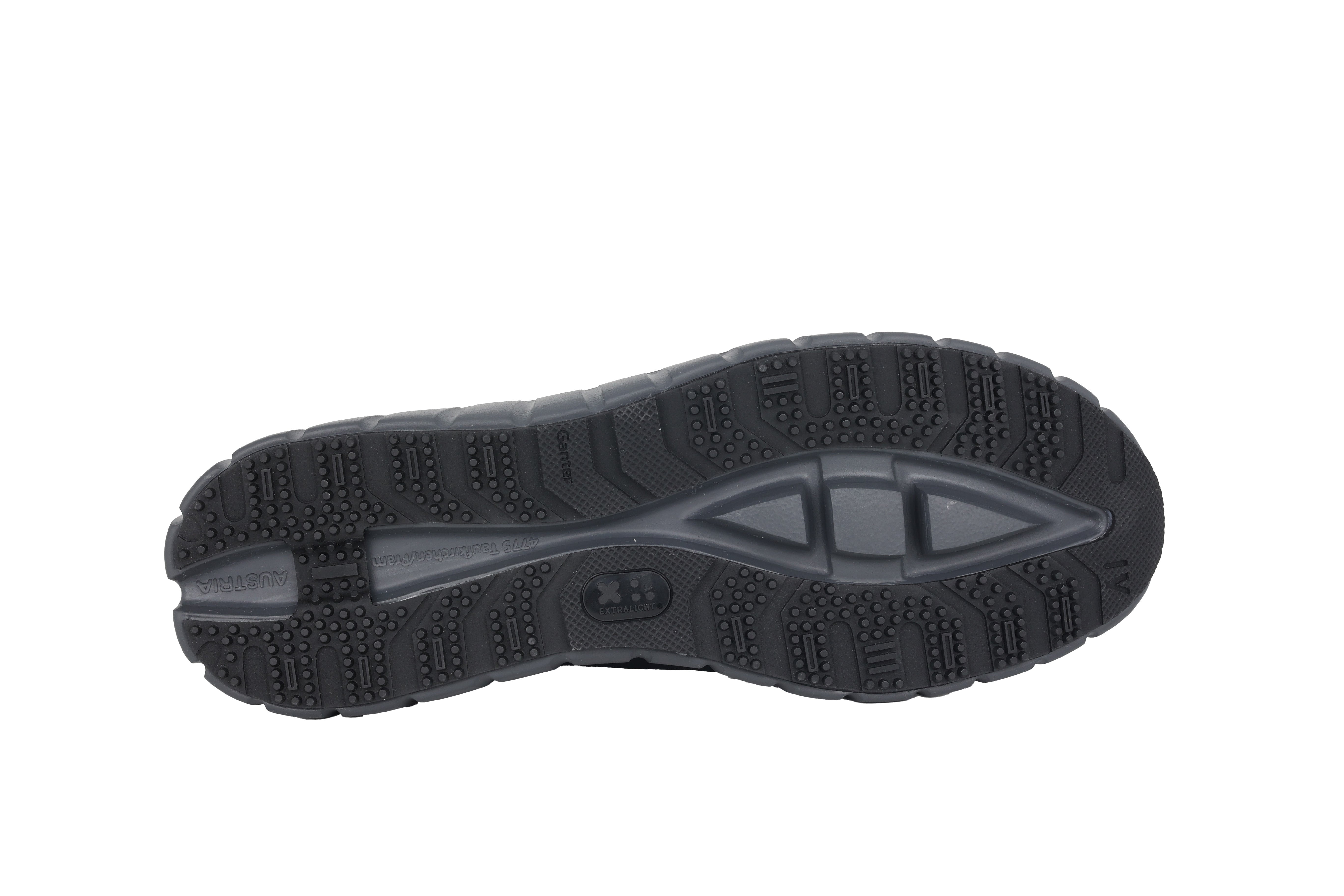 'Evo' men's  wide fit (H) walking rolling lace-up sneaker - Blue