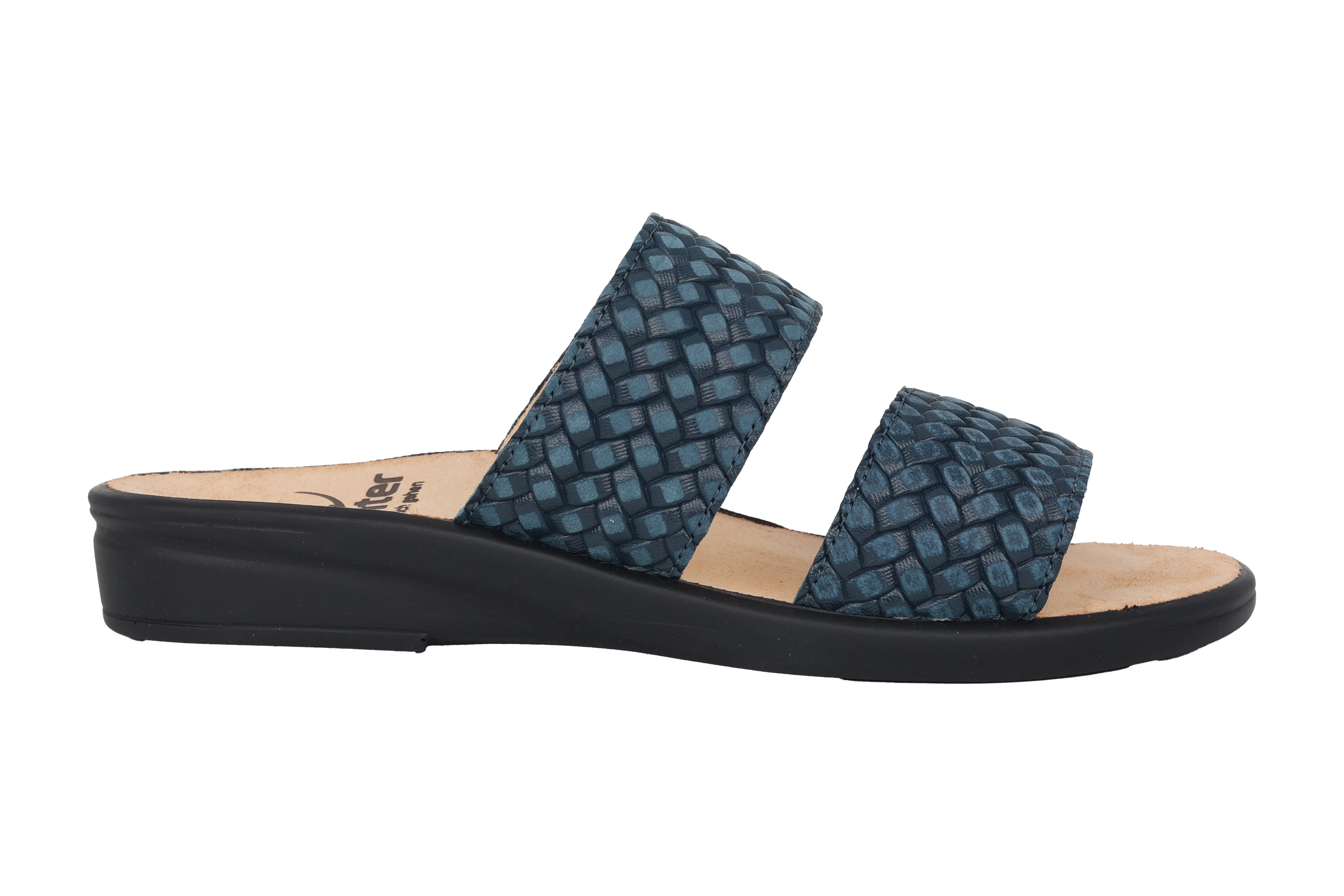 Damensandale 'Sonnica' in kleiner Passform (E) – Blau