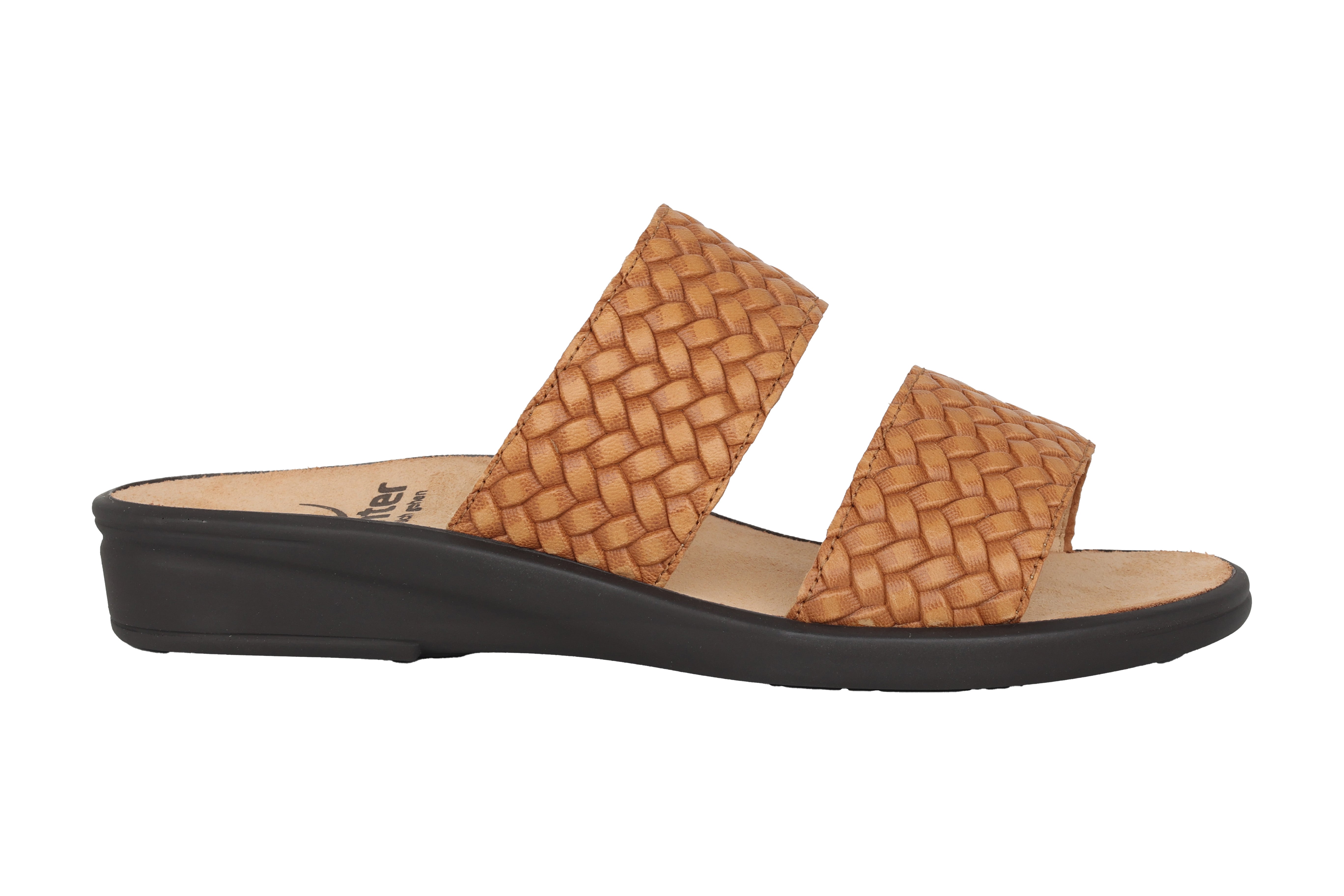 Damensandale 'Sonnica' in kleiner Passform (E) – braun