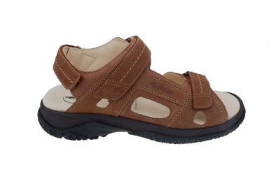 Herensandaal 'Giovanni' met uitneembare binnenzool - bruin - ChaplinshoesHerensandaal 'Giovanni' met uitneembare binnenzool - bruinGanter