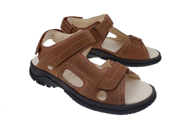 Herensandaal 'Giovanni' met uitneembare binnenzool - bruin - ChaplinshoesHerensandaal 'Giovanni' met uitneembare binnenzool - bruinGanter