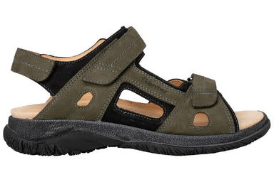 Herensandaal 'Giovanni' met uitneembare binnenzool - groen - ChaplinshoesHerensandaal 'Giovanni' met uitneembare binnenzool - greenGanter