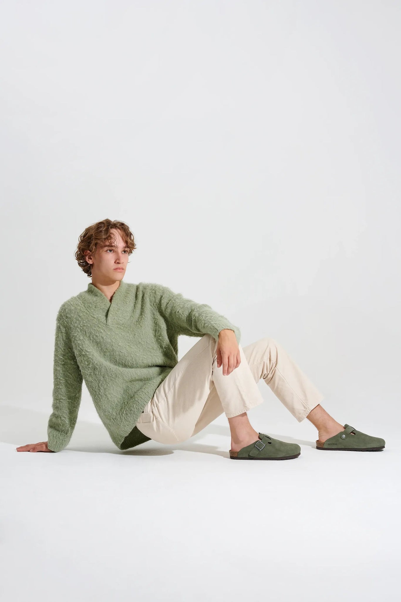 'Grado' heren outdoor slipper - groen - Chaplinshoes'Grado' heren outdoor slipper - groenRohde