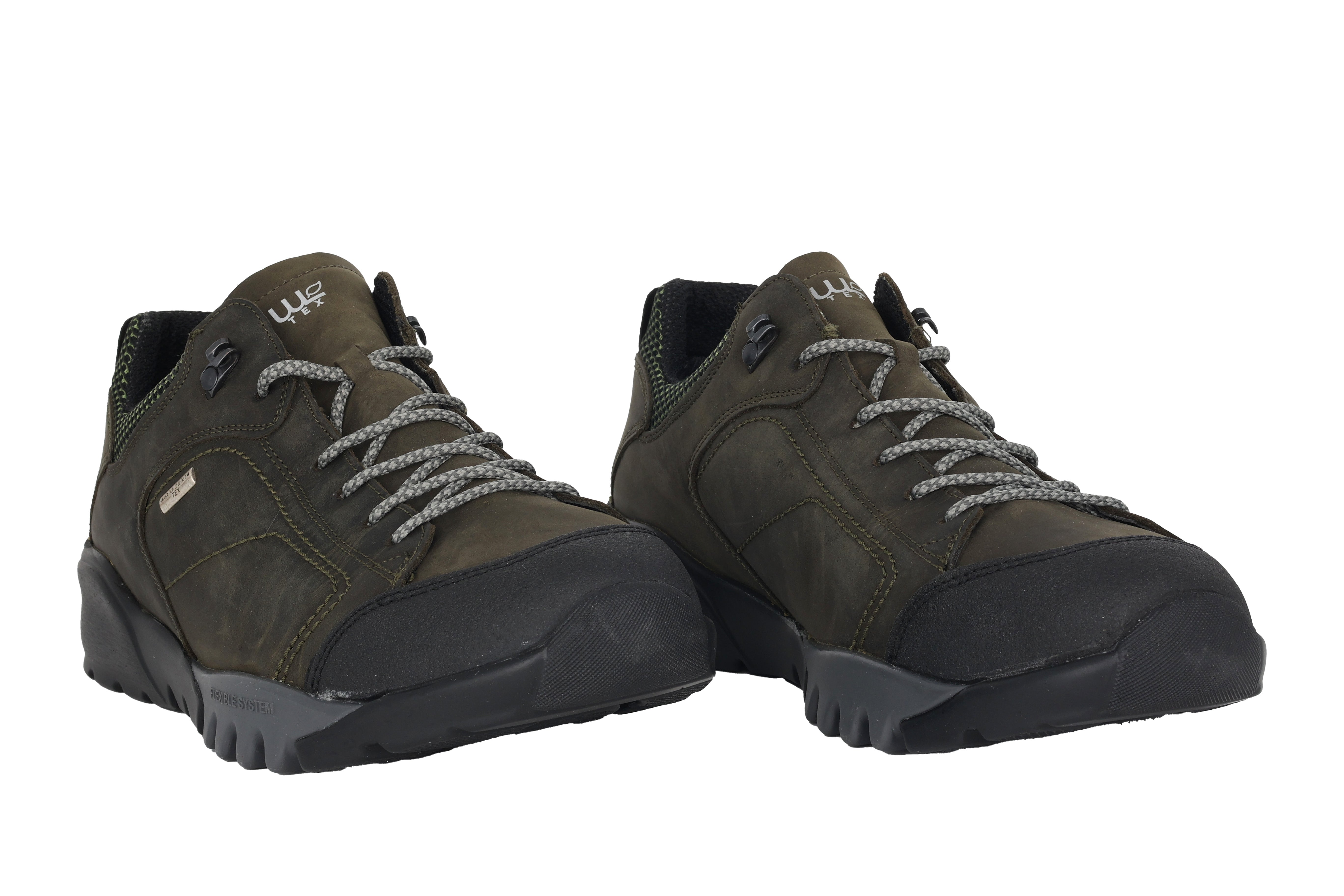 Pánské voděodolné šněrovací boty širokého střihu (H-Fritz) – šedé