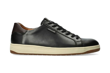 'Hasko' heren veter-sneaker met rits - Zwart - Chaplinshoes'Hasko' herensneaker met veters en rits - ZwartMephisto