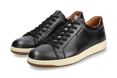 'Hasko' heren veter-sneaker met rits - Zwart - Chaplinshoes'Hasko' herensneaker met veters en rits - ZwartMephisto