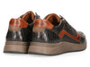 'Hatchback' men's lace - zip sneaker - Black cognac mix - Chaplinshoes'Hatchback' men's lace - zip sneaker - Black cognac mixAustralian