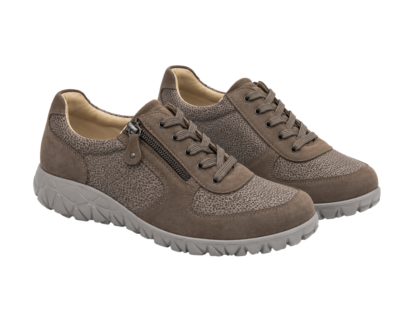 'Havy Soft' sneakers med bred pasform (H) til kvinder - taupe