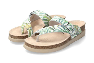'Helen' women's thong sandal - Green mix - Chaplinshoes'Helen' women's thong sandal - Green mixMephisto