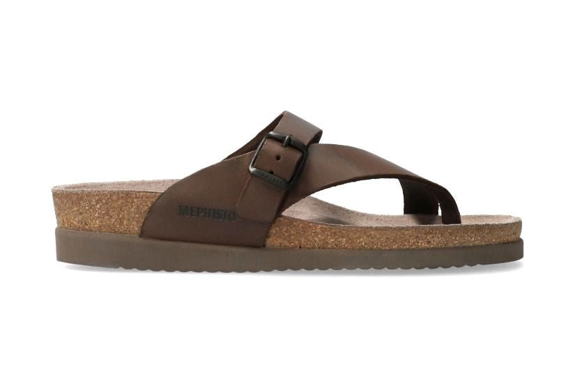 'Helen' women's thong slide sandal - brown - Chaplinshoes'Helen' women's thong slide sandal - brownMephisto