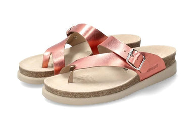 Damessandaal 'Helen' met teenslippers - koraalrood lak - ChaplinshoesDamessandaal 'Helen' met teenslippers - koraalrood lakMephisto