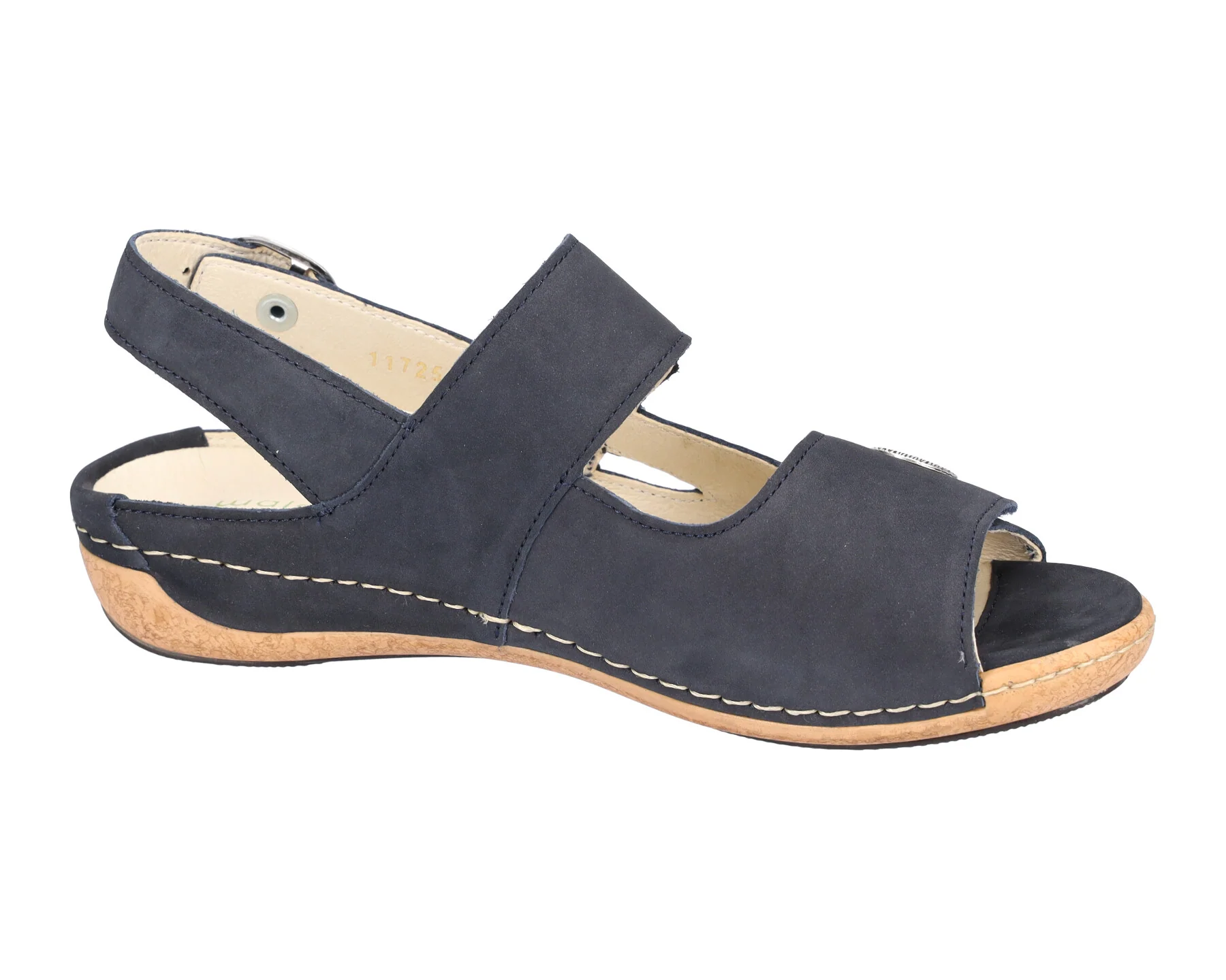 'Heliett' sandal med bred passform (H) för kvinnor - blå