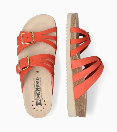 Sandalia tipo chancla para mujer 'HELISA' - rojo coral - ChaplinshoesSandalia tipo chancla para mujer 'HELISA' - rojo coralMephisto