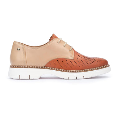 'Henares' dames veterschoen - Bruin beige - Chaplinshoes'Henares' dames veterschoen - Bruin beigePikolinos