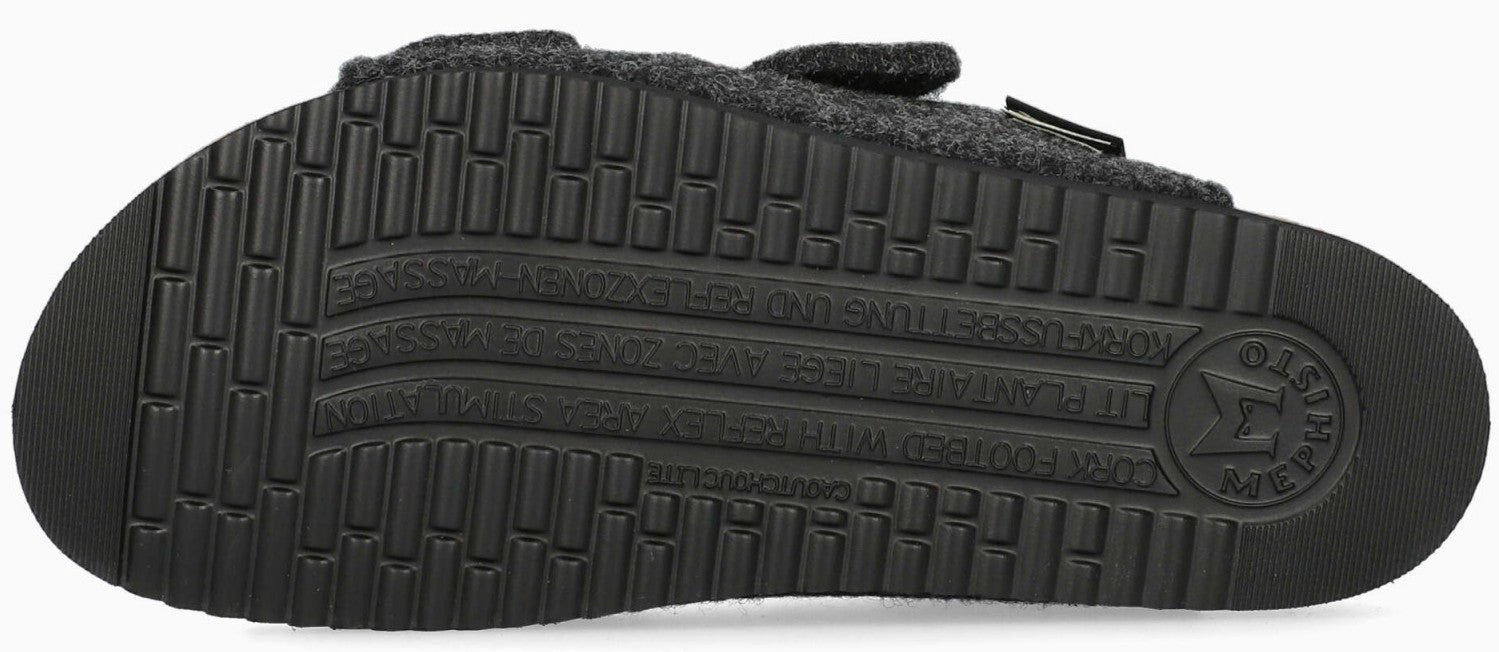 'HESTER winter' women's slides sandal - black - Chaplinshoes'HESTER winter' women's slides sandal - blackMephisto