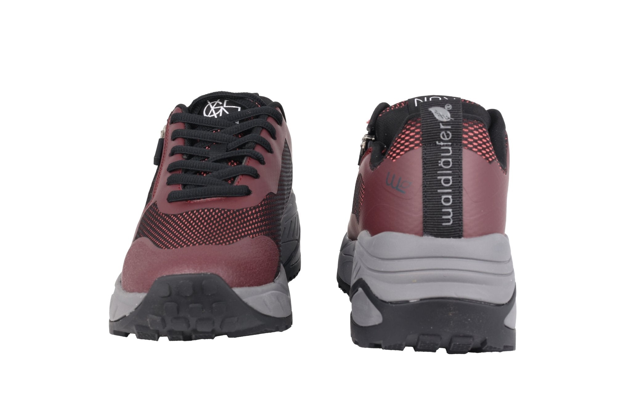 'H+K Pepper' women's wide fit (H +K) walking running sneaker - Red - Chaplinshoes'H+K Pepper' women's wide fit (H +K) walking running sneaker - RedWaldläufer