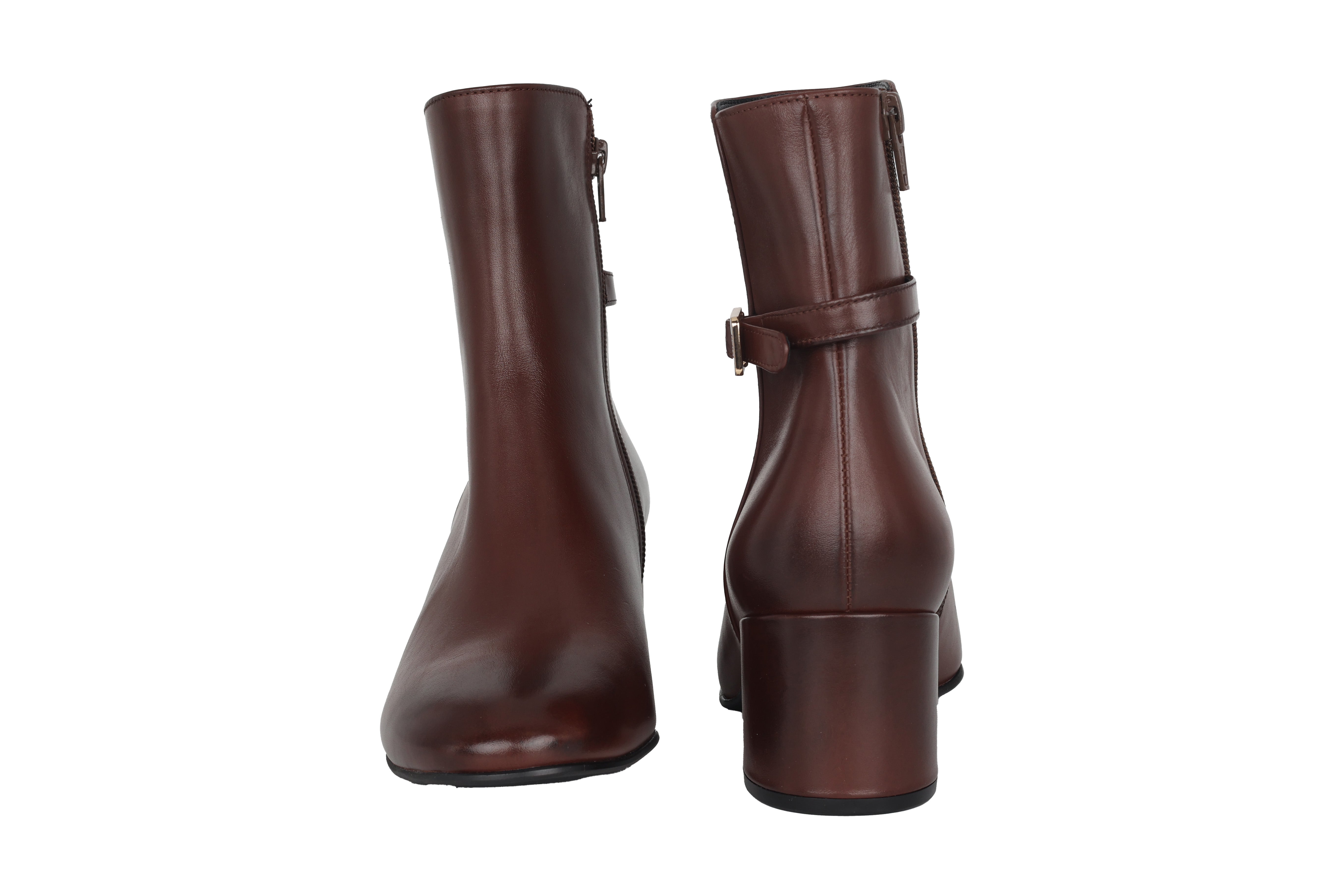 Damenstiefel 'Ella' mit Absatz - Braun