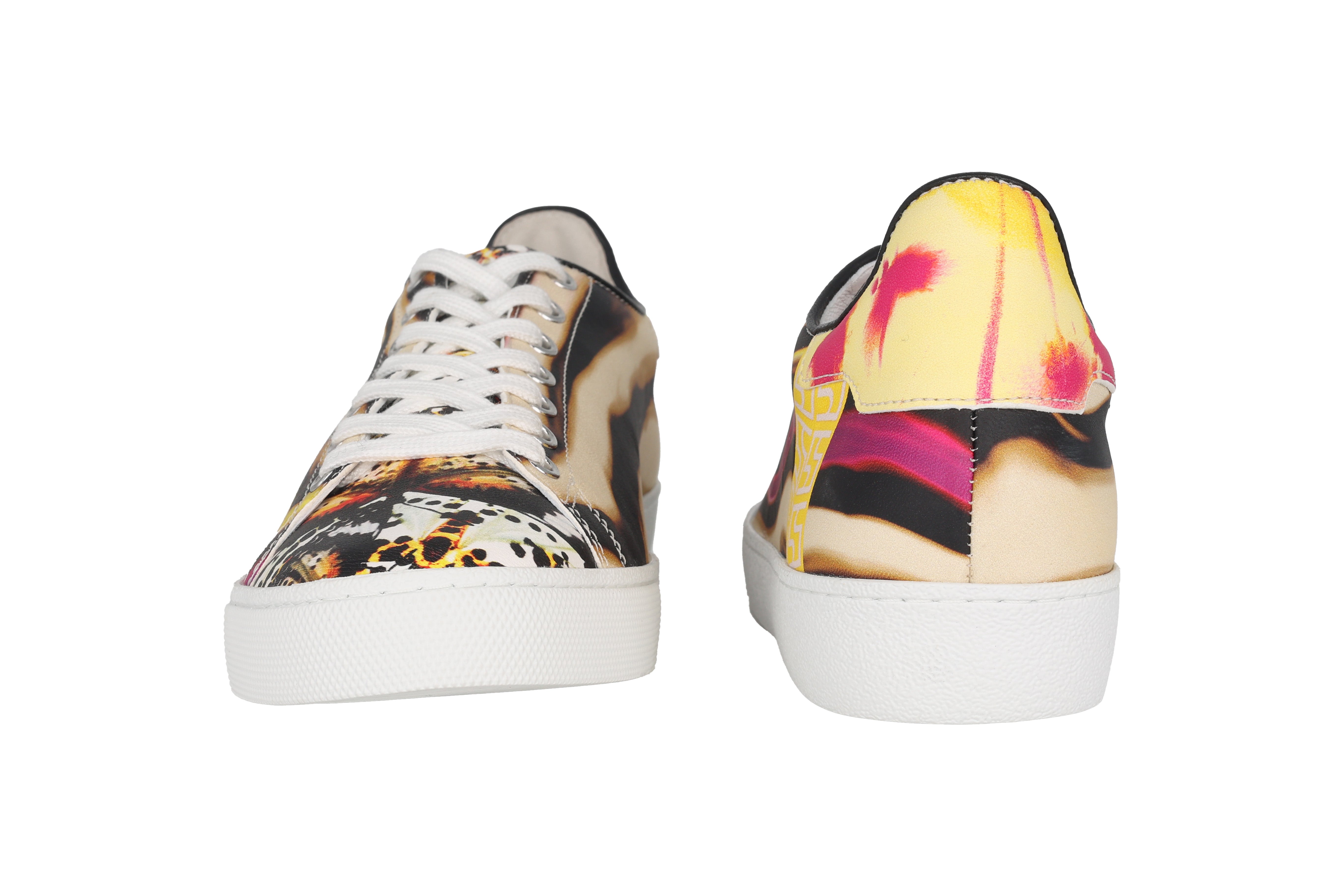 'Glammy'women's lace-up sneaker - multicolour