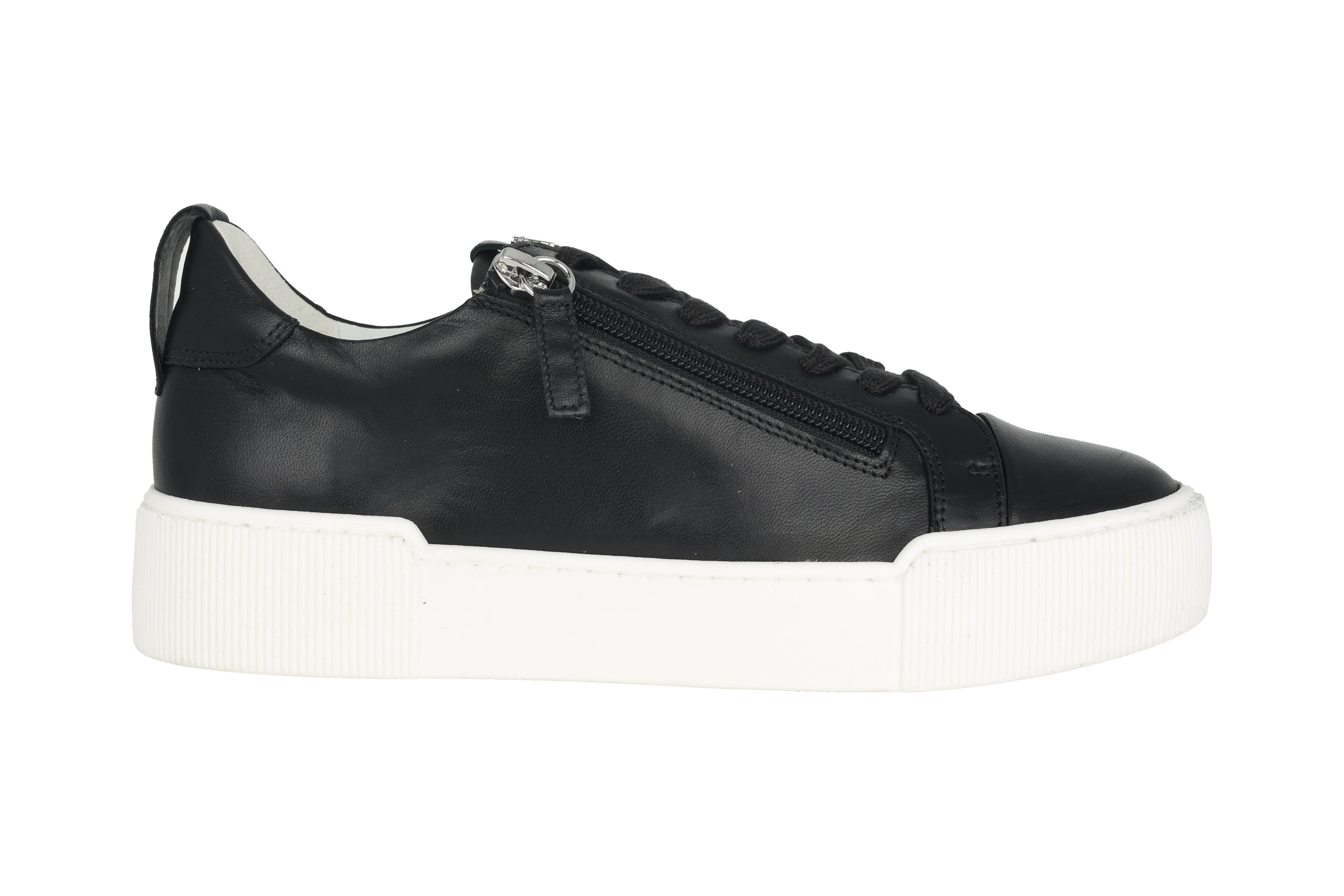 'Comfy' women's lace-zip sneaker - black