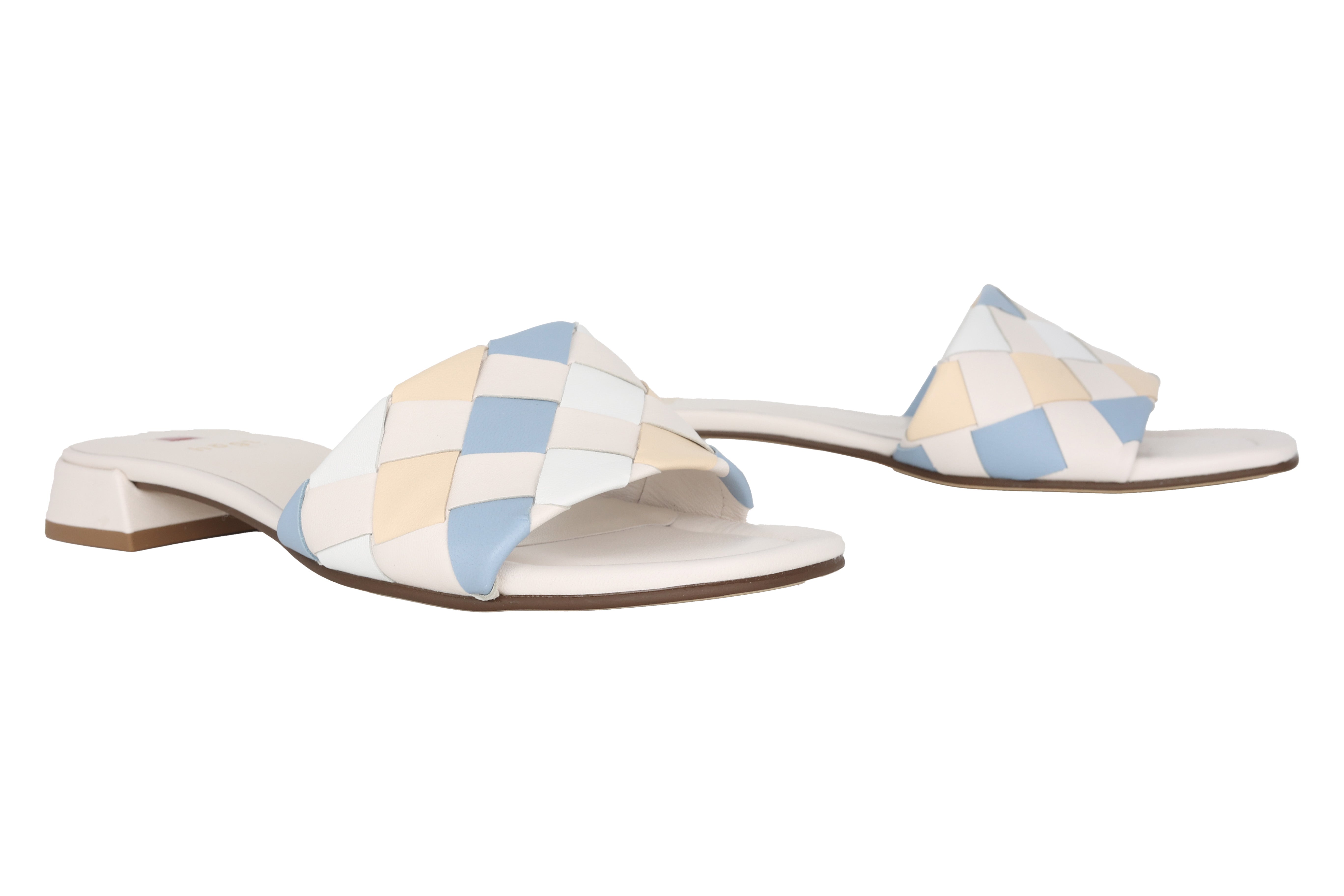 Dames muiltjesandaal 'Felina' - wit mix