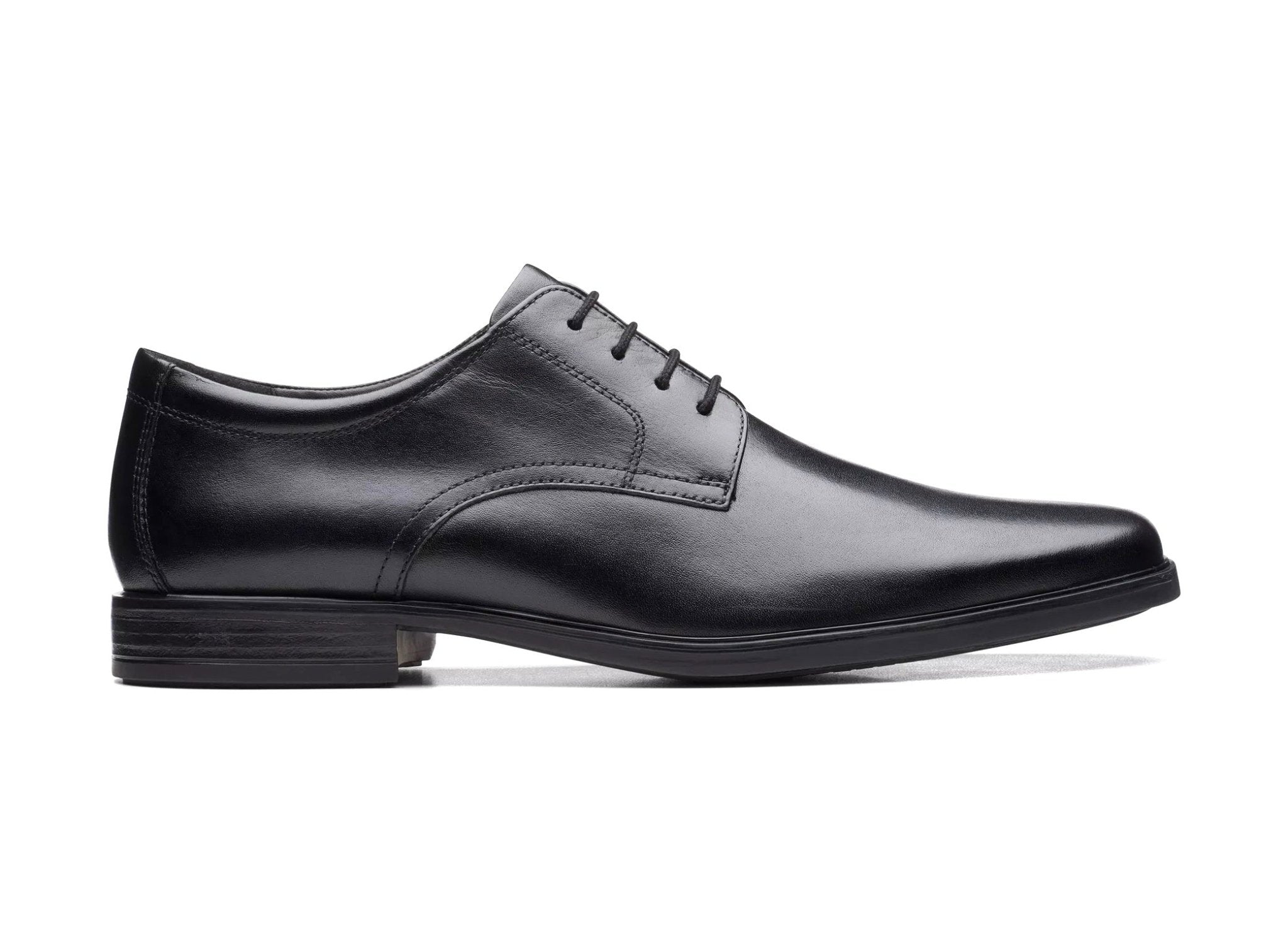 'Howard Walk' men's lace - up shoe - Black Wide Fit - Chaplinshoes'Howard Walk' men's lace - up shoe - Black Wide FitClarks
