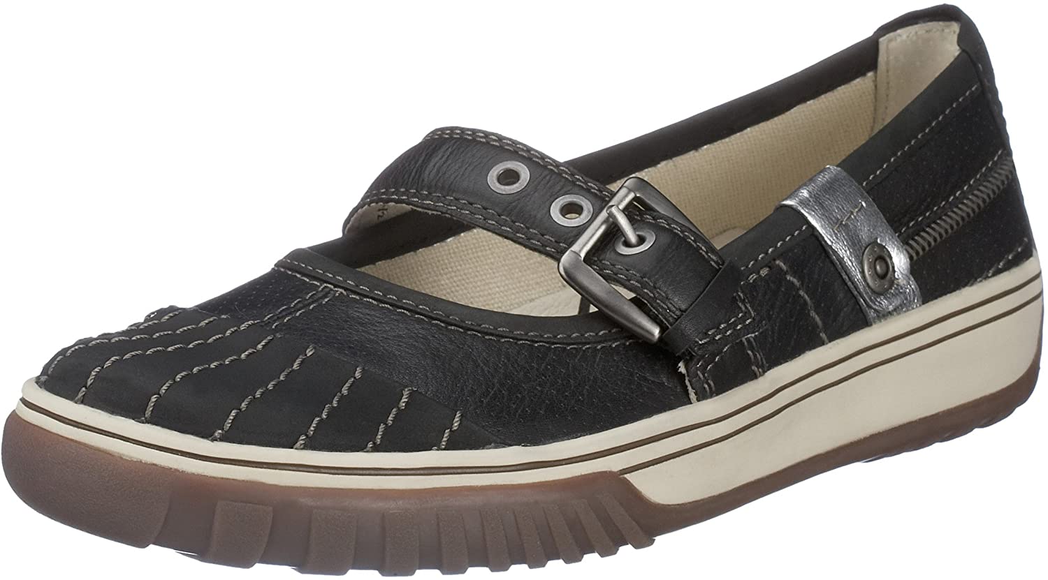 'Jamaica' women's ballerina - Grey - Chaplinshoes'Jamaica' women's ballerina - GreyCamel Active