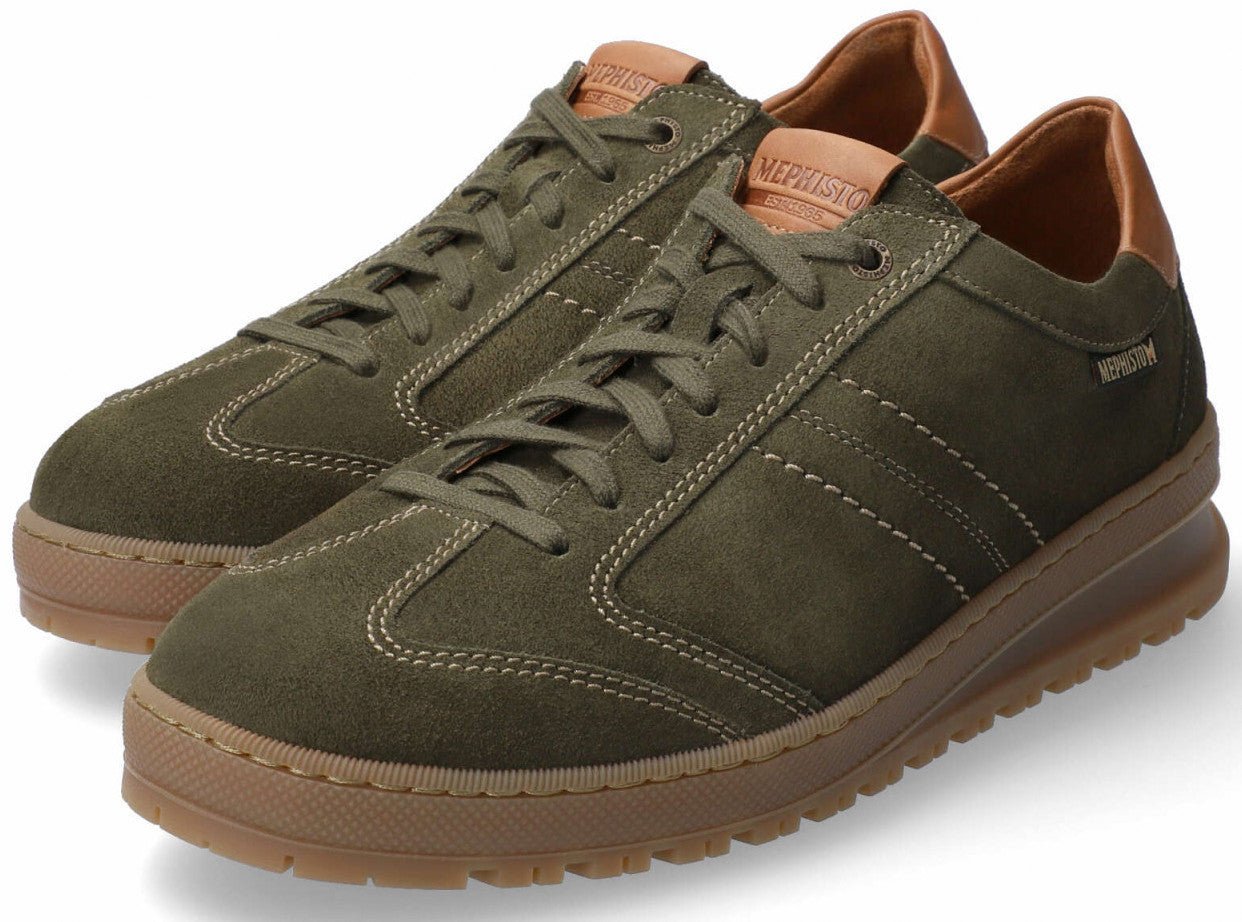 'Jumper' men's Mephisto originals lace - up sneaker - Green - Chaplinshoes'Jumper' men's Mephisto originals lace - up sneaker - GreenMephisto