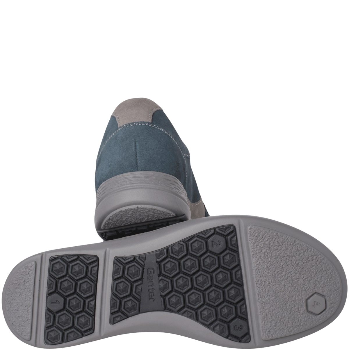 'KarlLudwig' men's very wide (K - L) sneaker - Blue - Chaplinshoes'KarlLudwig' men's very wide (K - L) sneaker - BlueGanter