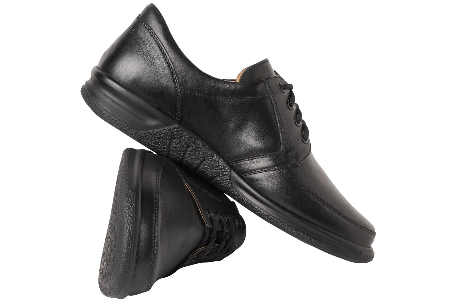 'Kurt' men's very wide (K) lace - up shoe - black - Chaplinshoes'Kurt' men's very wide (K) lace - up shoe - blackGanter