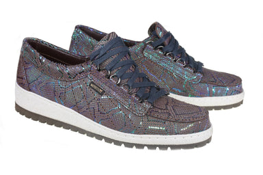 'Lady' women's lace - up shoe - Dark brown mix - Chaplinshoes'Lady' women's lace - up shoe - Dark brown mixMephisto