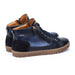 'Lagos' dames veter - sneaker laars met rits - blauw - Chaplinshoes'Lagos' dames veter - sneaker laars met rits - blauwPikolinos