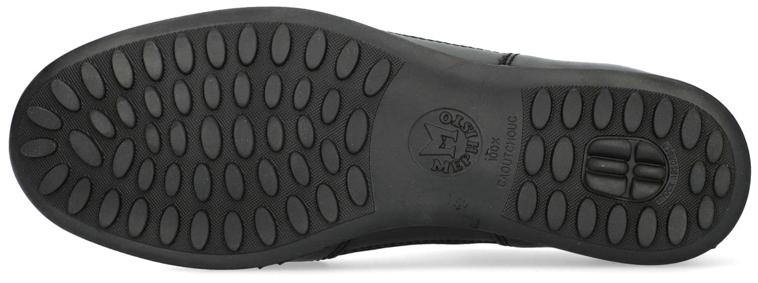 Veter-sneaker voor heren 'Leon' - Zwart - ChaplinshoesVeter-sneaker voor heren 'Leon' met rits - ZwartMephisto