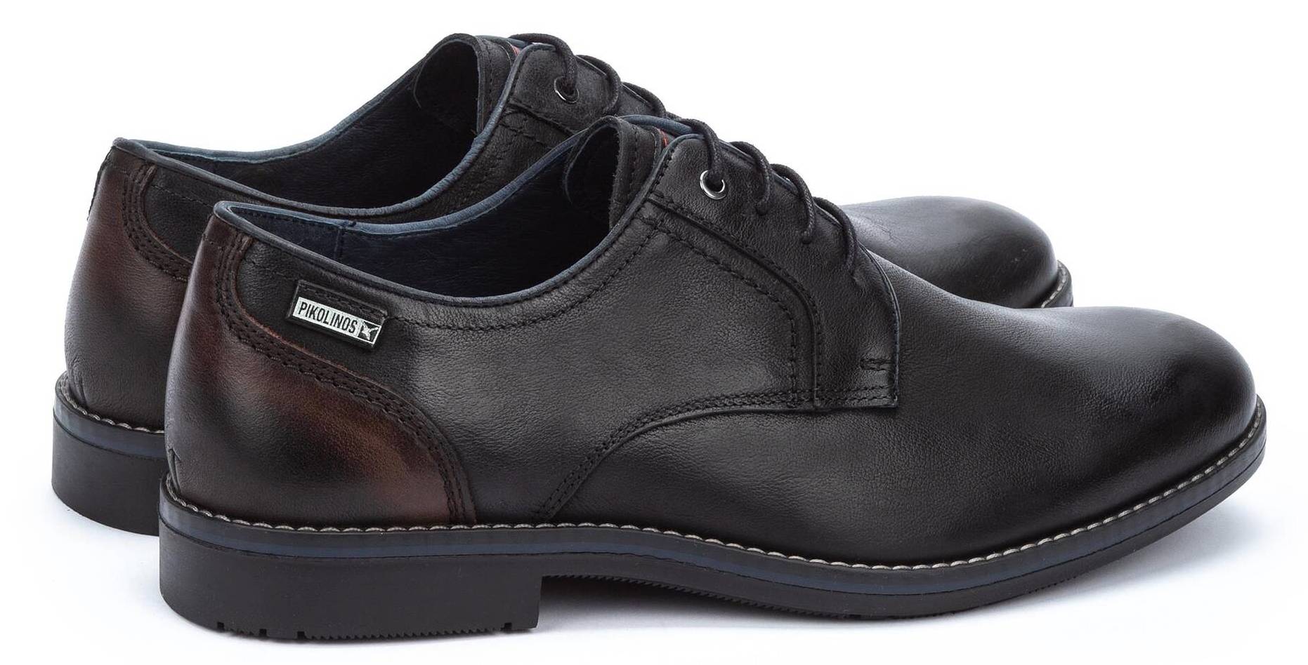 'Leon' men's smart city lace - up shoe - black - Chaplinshoes'Leon' men's smart city lace - up shoe - blackPikolinos