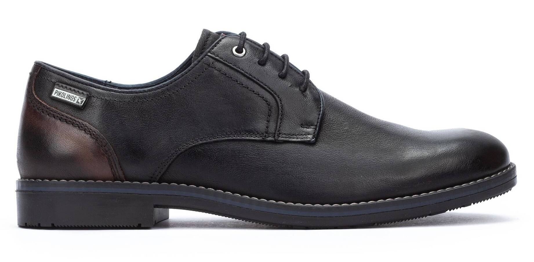 'Leon' men's smart city lace - up shoe - black - Chaplinshoes'Leon' men's smart city lace - up shoe - blackPikolinos