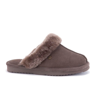Warmgevoerde damesslipper 'Lismore' - Grijs - ChaplinshoesWarmgevoerde damesslipper 'Lismore' - GreyWarmbat