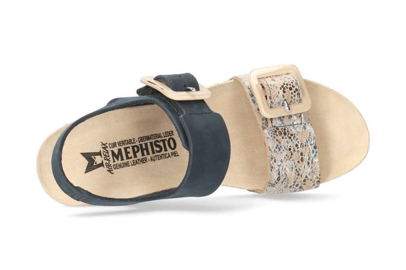 'Lissia' sandal til kvinder - blå blanding - Chaplinshoes'Lissia' damesandal - blå blandingMephisto