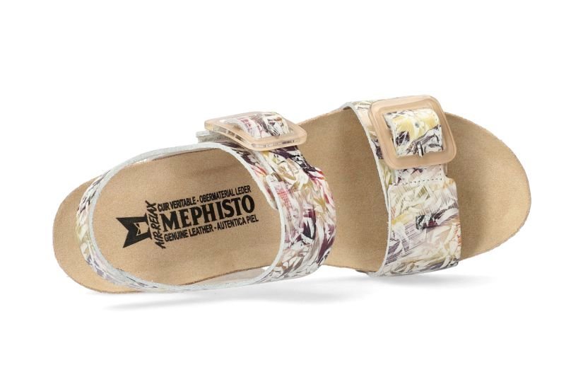 Damessandaal 'Lissia' - wit mix - ChaplinshoesDamessandaal 'Lissia' - wit mixMephisto